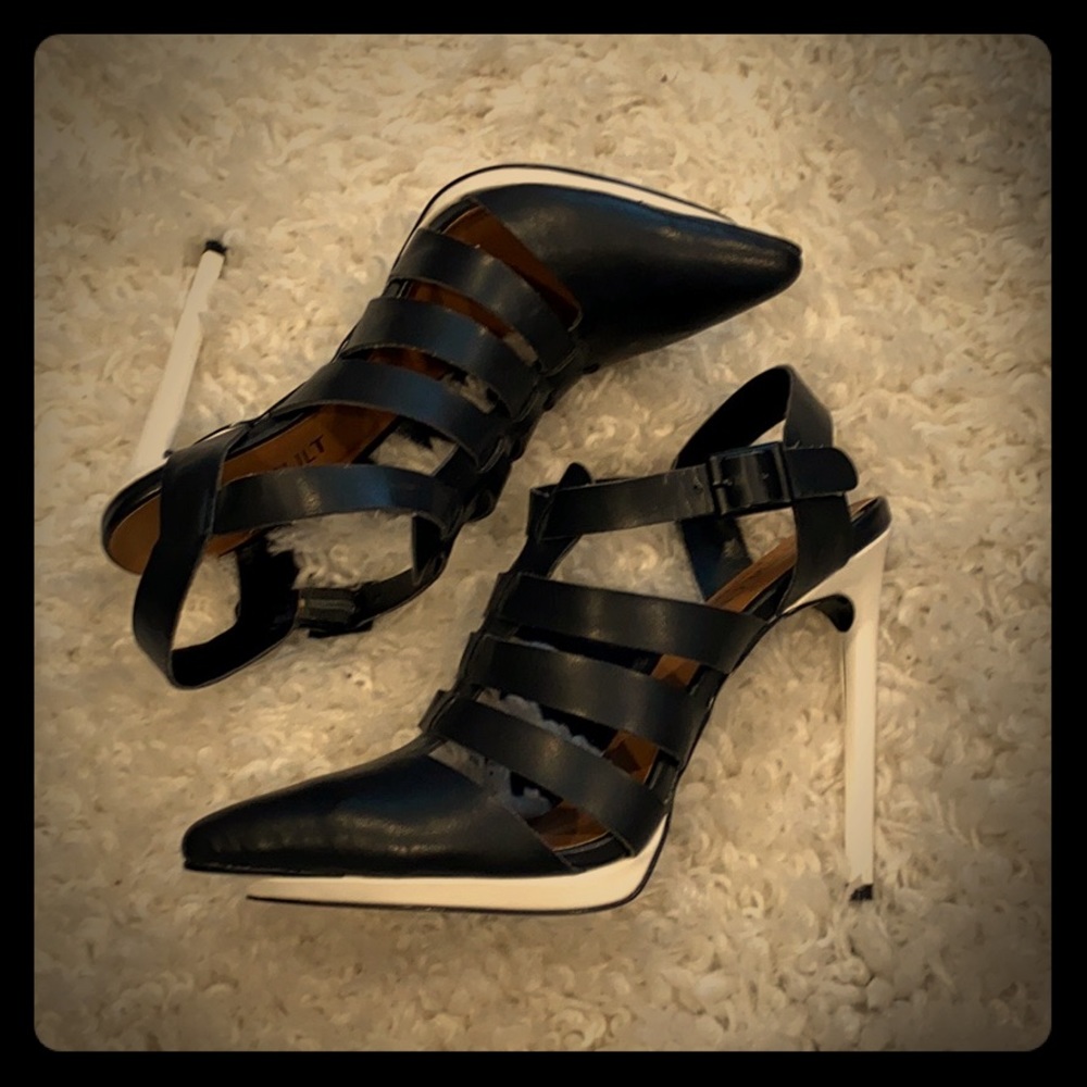 Shoe Cult by Nasty Gal Black & White Heels